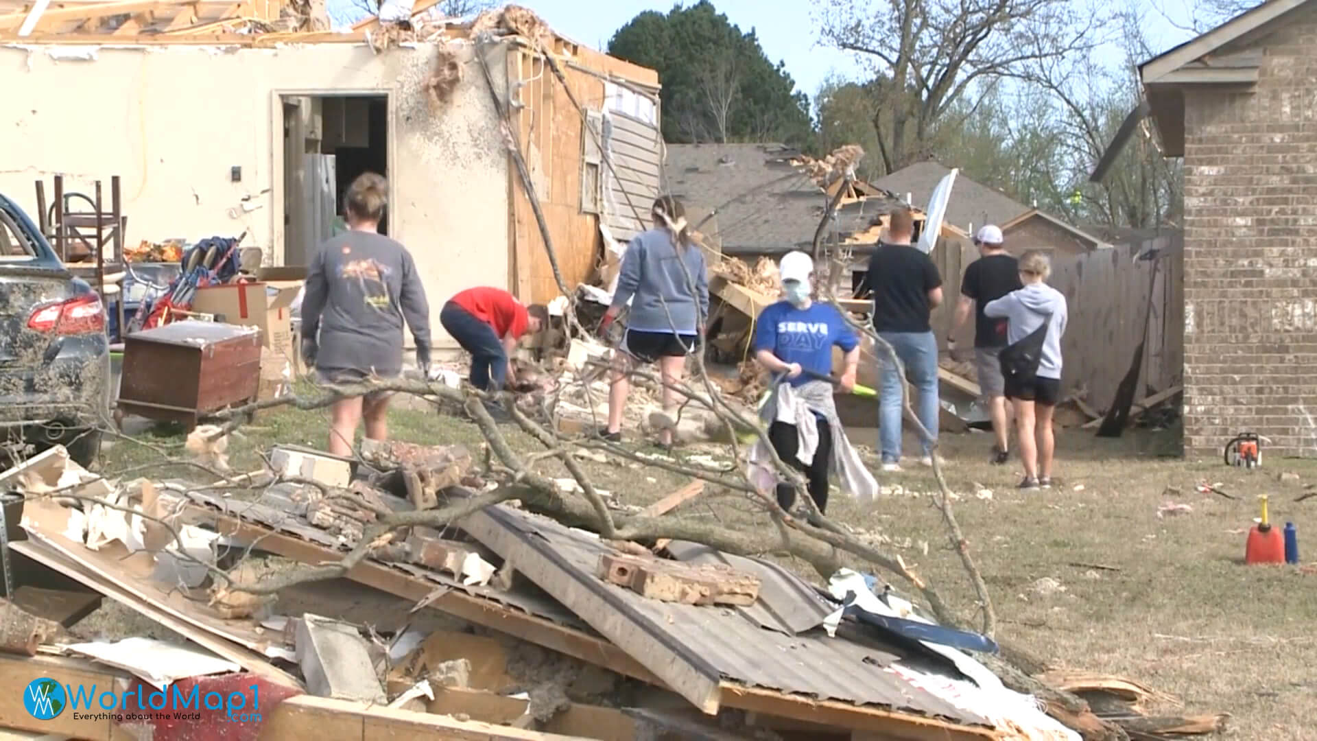 Tornado Damage in Monette Arkansas